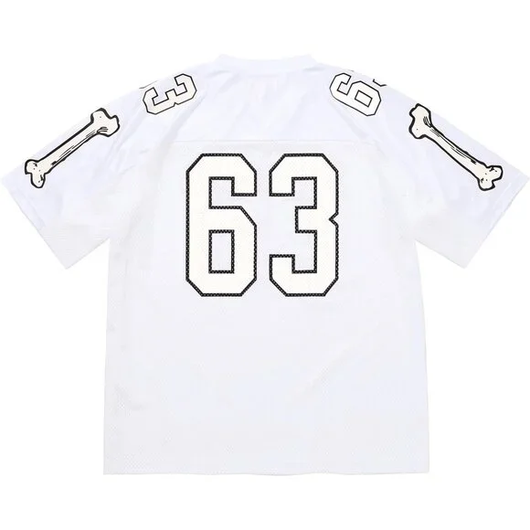 Supreme Bones Football Jersey White XXL - Brand New in Bag